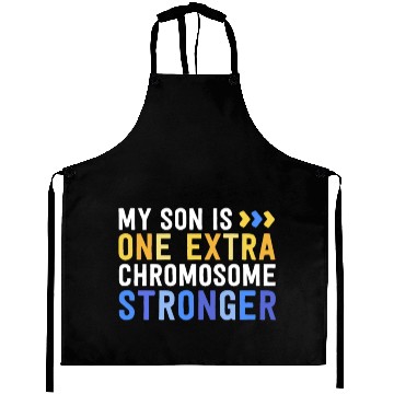 Discover Family Down Syndrome Awareness My Son One Extra Aprons