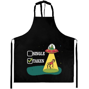Discover Abduct Horror Green Aprons