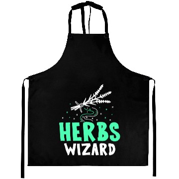 Discover Herbs Wizard Herbalist Herb Herbalism Gardening Aprons