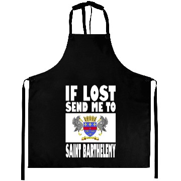 Discover Saint Barthélemy Flag Saying Aprons