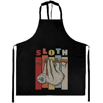 Discover Sloth Retro Aprons