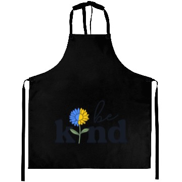 Discover Be Kind Yellow Blue Sunflower World Down Syndrome Aprons