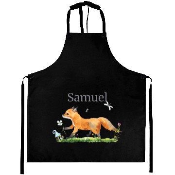 Discover Waldtier Reh Hase Hedgehog Flowers Name Samuel Aprons