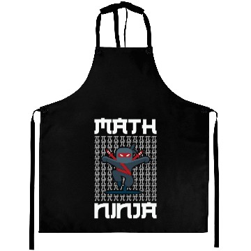 Discover Math Teacher Math Ninja Aprons