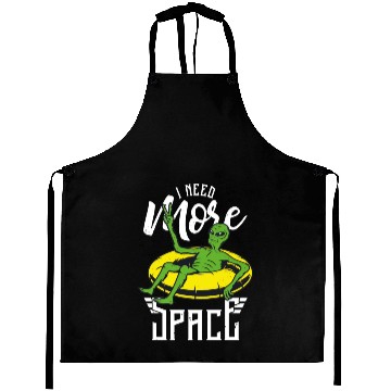 Discover I Need More Space Alien Vacation Aprons