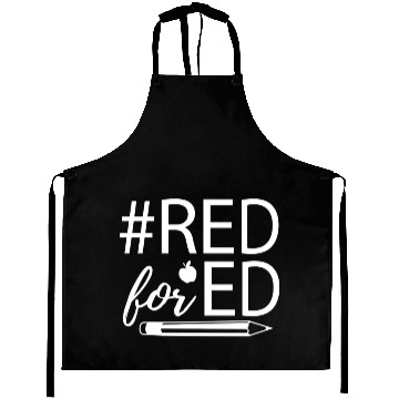 Discover Red For Ed School Teachers Aprons
