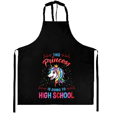 Discover This Princess Is Going To High School Girl Aprons