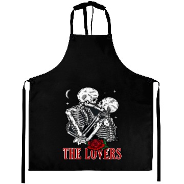 Discover The Lovers Vintage Tarot Card Astrology Skull Aprons