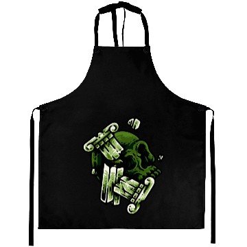 Discover green skull Aprons