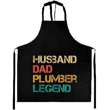 Discover Husband Dad Plumber Legend Aprons