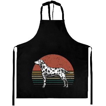 Discover Dalmatian Retro Dog Lover Aprons