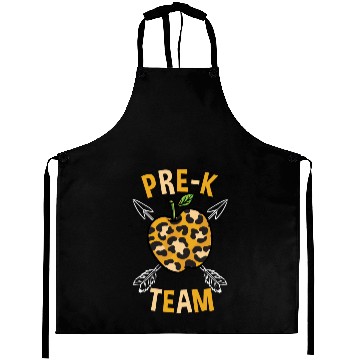 Discover Pre-K Back To School Team Leopard Print Aprons