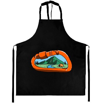 Discover Climb adventure art Aprons