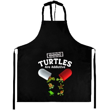 Discover Warning Turtles Are Addictive Aprons