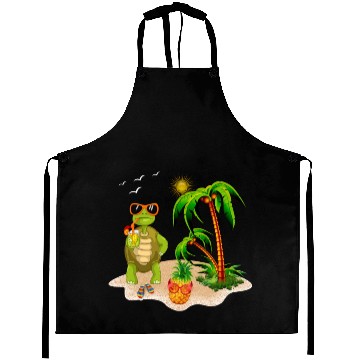 Discover Summer Turtle With Pineapple Aprons