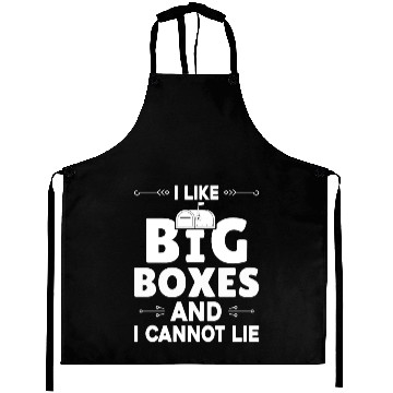 Discover I Like Big Boxes And I Cannot Lie - Mailbox Postal Aprons