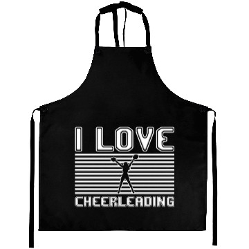 Discover I love cheerleading Aprons
