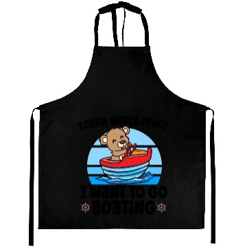 Discover Sailing Sailboat Boating Kid Child Yacht Boat Aprons