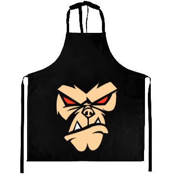 Discover Bad monkey Angry Face - Gorilla Head Aprons
