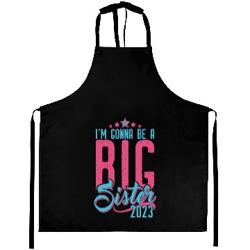 Discover Going to be Big Sister 2023 - Baby Pregnancy Girls Aprons
