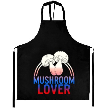 Discover Fungi Aprons, The Mushroom Lover Aprons, Funny