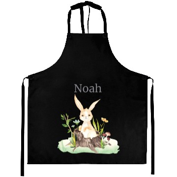 Discover Waldtier Reh Hase Hedgehog Flowers Name Noah Aprons