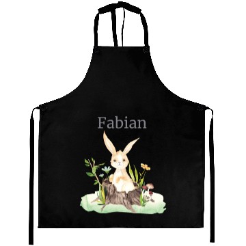 Discover Waldtier Reh Hase Hedgehog Flowers Name Fabian Aprons