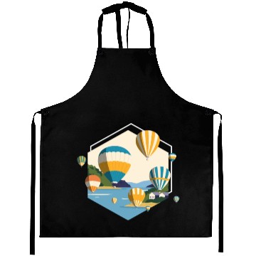 Discover Hot Air Balloon Driving Flight Aprons