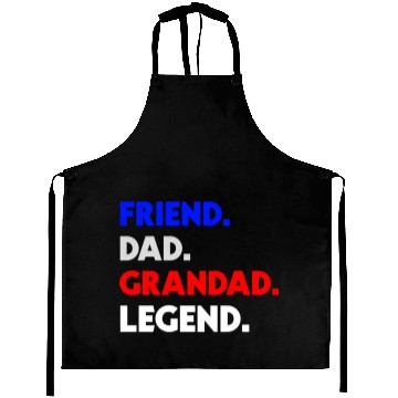 Discover FRIEND DAD GRANDAD LEGEND Aprons