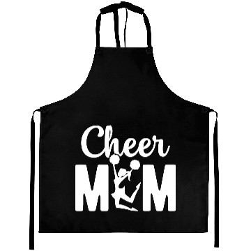 Discover Womens Cheer Mom Gymnastics Cheerleading Mom Squad Aprons