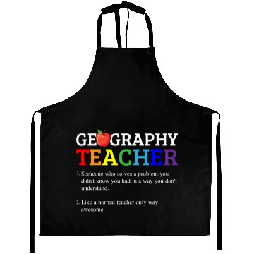 Discover Geography teacher definition, Geography teacher Aprons