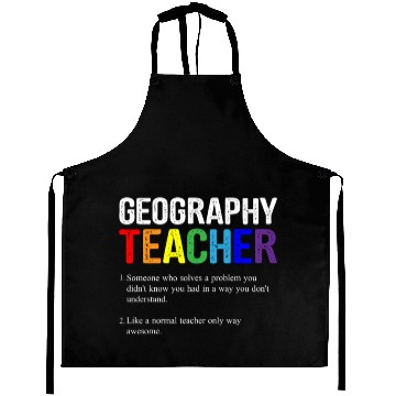 Discover Geography teacher definition, Geography teacher Aprons