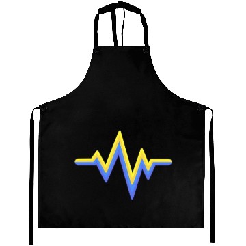 Discover Yellow Blue Heartbeat World Down Syndrome Aprons