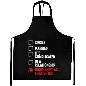 Discover Night Shift Fireman RelationshipStatus Firefighter Aprons