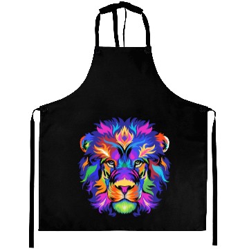 Discover Colorful lion Aprons