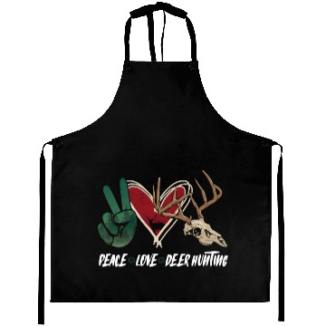 Discover Buck Deer Hunting Hunter Girl Aprons