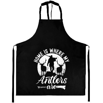 Discover Buck Deer Hunting Hunter Vintage Aprons