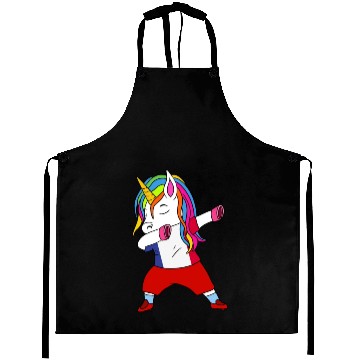 Discover France Soccer Dabbing Gift Aprons