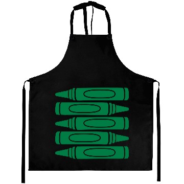 Discover Green wax crayons cool Aprons
