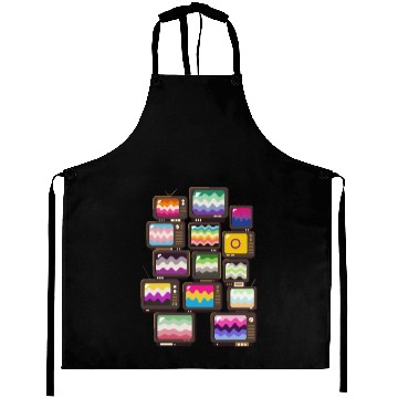 Discover Retro TVs Aprons