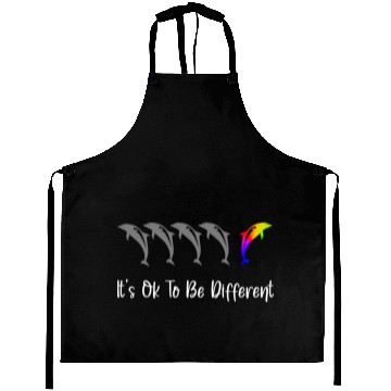 Discover It's Ok To Be Different - Dolphins Aprons