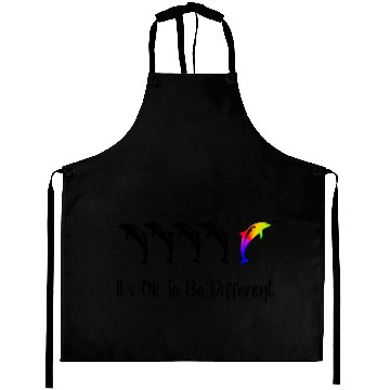 Discover It's Ok To Be Different - Dolphins Aprons