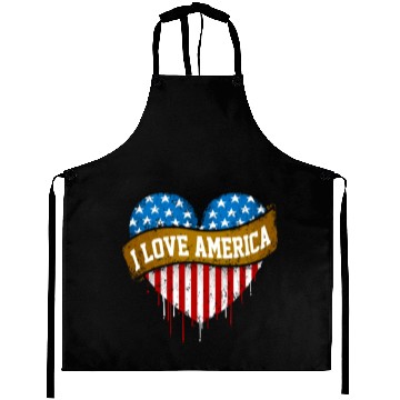 Discover I Love America Aprons