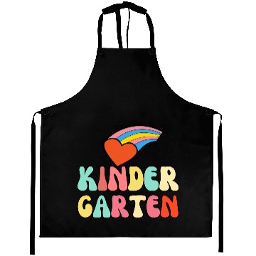 Discover Groovy Hello Kindergarten Vibes Retro Aprons