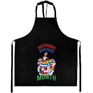 Discover Lady Hispanic Hispanic Heritage Month Aprons