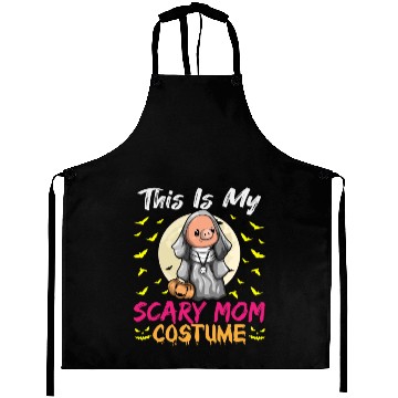 Discover This Is My Scary Mom Costume Funny Halloween Aprons
