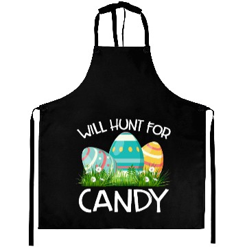 Discover Will Hunt For Candy Funny Easter Gift Aprons