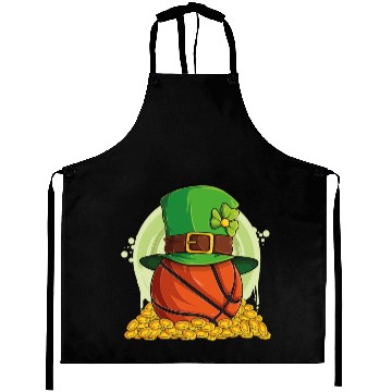 Discover Kids Basketball St Patricks Day Aprons