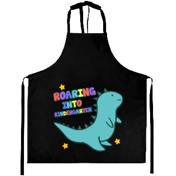 Discover Roaring Into Kindergarten Cute Dinosaur Back To Aprons