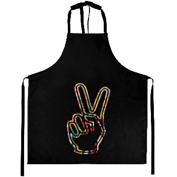 Discover Psychedelic Peace Aprons
